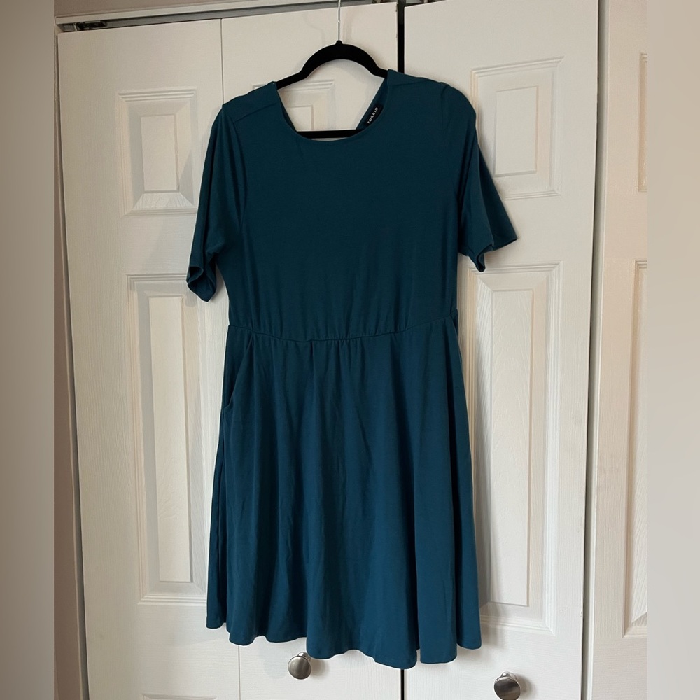 Torrid blue skater dress